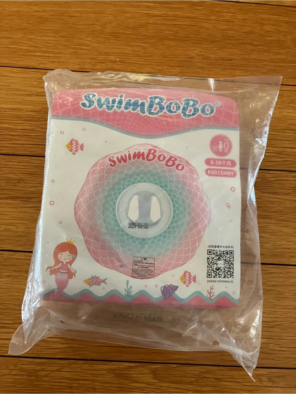 Baby Swim Ring Underarm Swim Seat Float, 6months-3 years, PINK